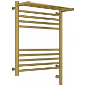 Электрический полотенцесушитель Сунержа Богема с полкой 3.0 051-5807-6050 60х50 R латунь состаренная