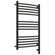 Электрический полотенцесушитель Сунержа Богема 3.0 выгнутая 31-5803-8050 80х50 R черный матовый