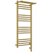 Электрический полотенцесушитель Сунержа Богема с полкой 3.0 051-5807-1040 100х40 R латунь состаренная