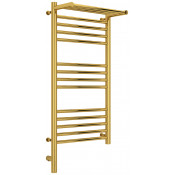 Электрический полотенцесушитель Сунержа Богема с полкой 3.0 03-5806-8040 80х40 L золото