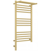 Электрический полотенцесушитель Сунержа Богема с полкой 3.0 022-5806-8040 80х40 L матовая шампань