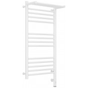 Электрический полотенцесушитель Сунержа Богема с полкой 3.0 30-5807-8040 80х40 R белый матовый