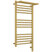 Электрический полотенцесушитель Сунержа Богема с полкой 3.0 032-5807-8040 80х40 R золото матовое