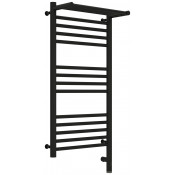 Электрический полотенцесушитель Сунержа Богема с полкой 3.0 31-5807-8040 80х40 R черный матовый