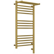 Электрический полотенцесушитель Сунержа Богема с полкой 3.0 051-5807-8040 80х40 R латунь состаренная