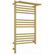 Электрический полотенцесушитель Сунержа Богема с полкой 3.0 032-5806-8050 80х50 L золото матовое