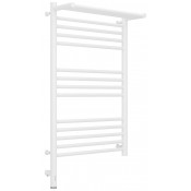 Электрический полотенцесушитель Сунержа Богема с полкой 3.0 30-5806-8050 80х50 L белый матовый