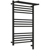 Электрический полотенцесушитель Сунержа Богема с полкой 3.0 31-5807-8050 80х50 R черный матовый