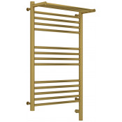 Электрический полотенцесушитель Сунержа Богема с полкой 3.0 051-5807-8050 80х50 R латунь состаренная