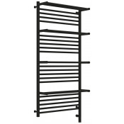 Электрический полотенцесушитель Сунержа Богема с 4 полками 3.0 31-5809-1260 120х60 R черный матовый