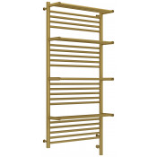 Электрический полотенцесушитель Сунержа Богема с 4 полками 3.0 051-5809-1260 120х60 R латунь состаренная