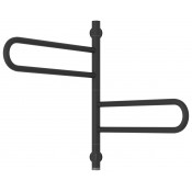 Электрический полотенцесушитель Сунержа Парео 4.0-2С 15-0823-0567 56.7х53.5 темный титан муар