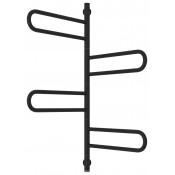 Электрический полотенцесушитель Сунержа Парео 4.0-4С 31-0823-0978 97.8х53.5 черный матовый