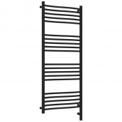 Электрический полотенцесушитель Сунержа Флюид 3.0 31-5821-1250 120х50 R черный матовый