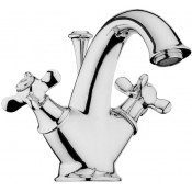 Смеситель для раковины Webert Ottocento OT700102015 c донным клапаном, хром