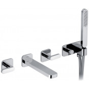 Смеситель для ванны Webert Living LV720901015 хром