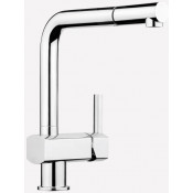 Смеситель для кухни Webert Kitchen Azeta AZ940302015 с выдвижным изливом, хром