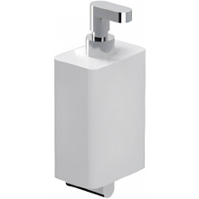 Дозатор жидкого мыла Webert Living LV500201015, белый/хром