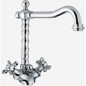 Смеситель для раковины Webert Ottocento OT700302015 с донным клапаном, хром