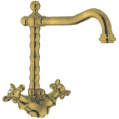 Смеситель для раковины Webert Ottocento OT700302065 с донным клапаном, бронза