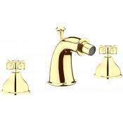 Смеситель для биде Webert Ottocento OT710202010 с донным клапаном, золото