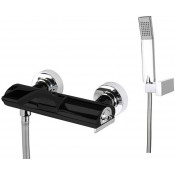 Смеситель для ванны Webert Wolo WO850101564 матовый черный, хром