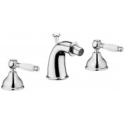 Смеситель для биде Webert Dorian DO710202 Хром/белый