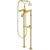 Смеситель для ванны Webert Ottocento OT720801 Золото/белый