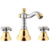 Смеситель для биде Webert Armony AM710202017 хром/золото