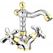 Смеситель для биде Webert Armony AM710402017 хром/золото