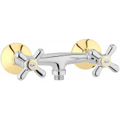 Смеситель для душа Webert AM760102017 хром/золото