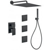 Встраиваемая душевая система Webert Pegaso PE890104560 черный матовый