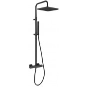 Душевая система Webert Pegaso PE980507560METAL с термостатом черный матовый
