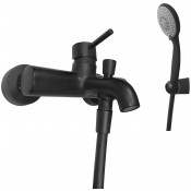 Смеситель для ванны Webert Elio EL850101560 черный матовый