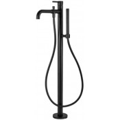 Смеситель для ванны Webert Elio EL851101560 напольный черный матовый