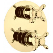 Смеситель для душа Webеrt OT970902010 термостатический золото