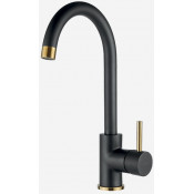 Смеситель для раковины Webert SO YN920302723 черный матовый/золото