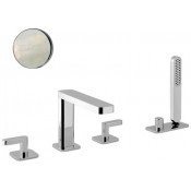 Смеситель на борт ванны Webert Living LV730401345 никель