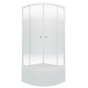 Душевой уголок Тритон Лайт Щ0000039804 Белый / Стекло Градиент 90х90 (высокий поддон)