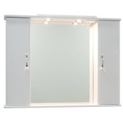 Зеркальный шкаф Vod-ok Колумбия 105 белый