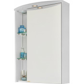 Зеркало-шкаф Vod-ok Мона 60 белое правое