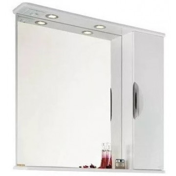 Зеркальный шкаф Vod-ok Лира vd2202213243 85 R белый