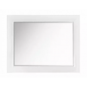 Зеркало Vod-ok Риккардо 110х85 патина золото, белое