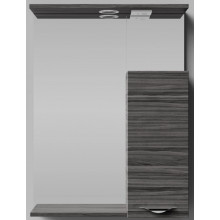 Зеркальный шкаф Vod-ok Марко vd2202213430 60 R с подсветкой хром/палисандр