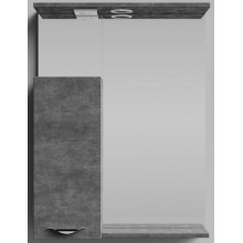 Зеркальный шкаф Vod-ok Марко vd2202213309 60 L с подсветкой хром/серый камень