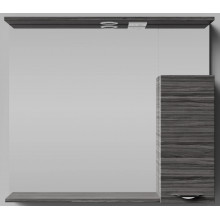 Зеркальный шкаф Vod-ok Марко vd2202213826 90 R с подсветкой хром/палисандр