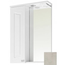 Зеркальный шкаф Vod-ok Адам vd2202214816 55 L белый камень