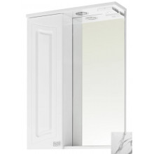 Зеркальный шкаф Vod-ok Адам 9061 55 L мрамор белый