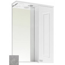 Зеркальный шкаф Vod-ok Адам 9074 55 R мрамор серый