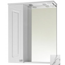 Зеркальный шкаф Vod-ok Адам 9063 65 L мрамор белый